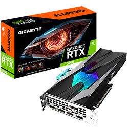 image produit Gigabyte GeForce RTX 3080 GAMING OC WATERFORCE WB 10G LHR-Seconde Vie-Etat Satisfaisant Grosbill