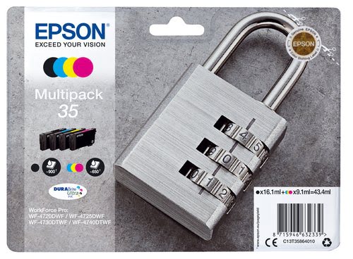 Epson - Noir, Cyan, Magenta, Jaune - C13T35864010 - Achat / Vente Consommable imprimante sur grosbill.com - 0