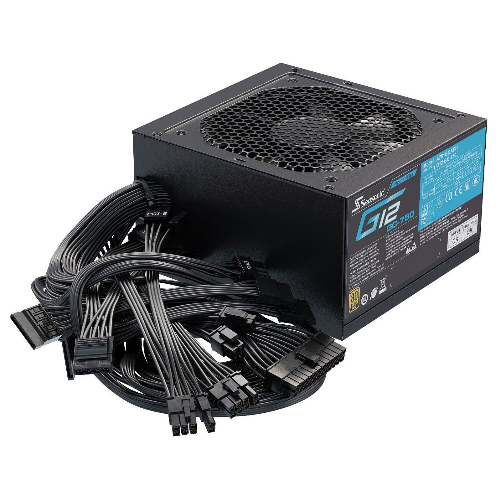 Seasonic G12 GC-750 (750W 80+ Gold) - Alimentation Seasonic - 4