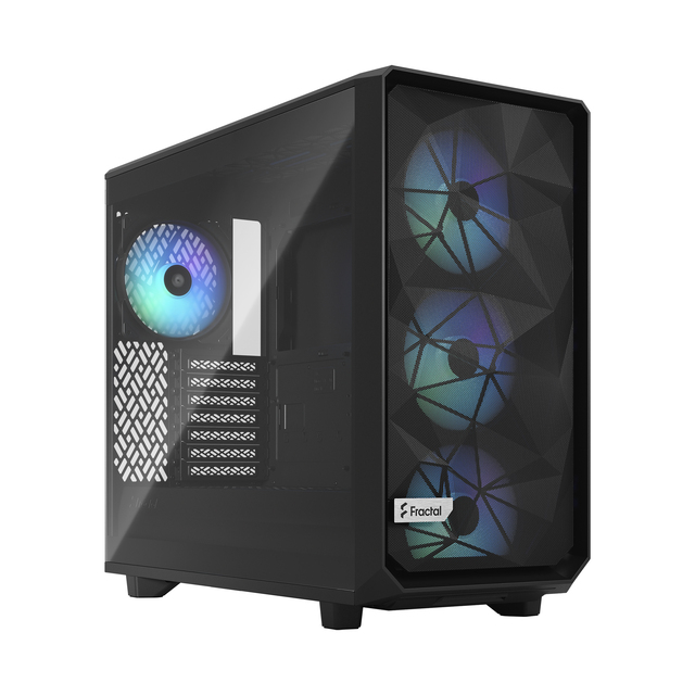 Fractal Design Meshify 2 Lite TG RGB Black - MT/Sans Alim/ATX
