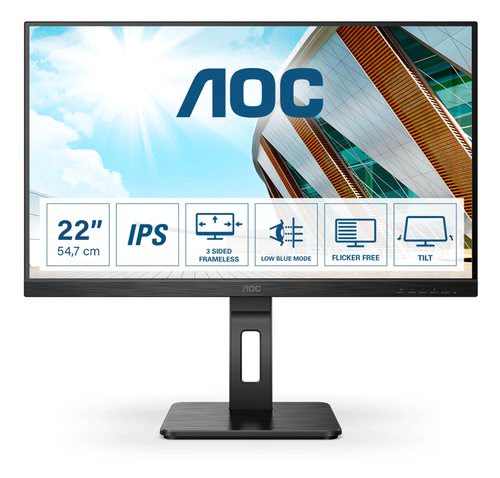 AOC P2 22P2Q - IPS/4ms/FHD/DVI/HDMI/HP