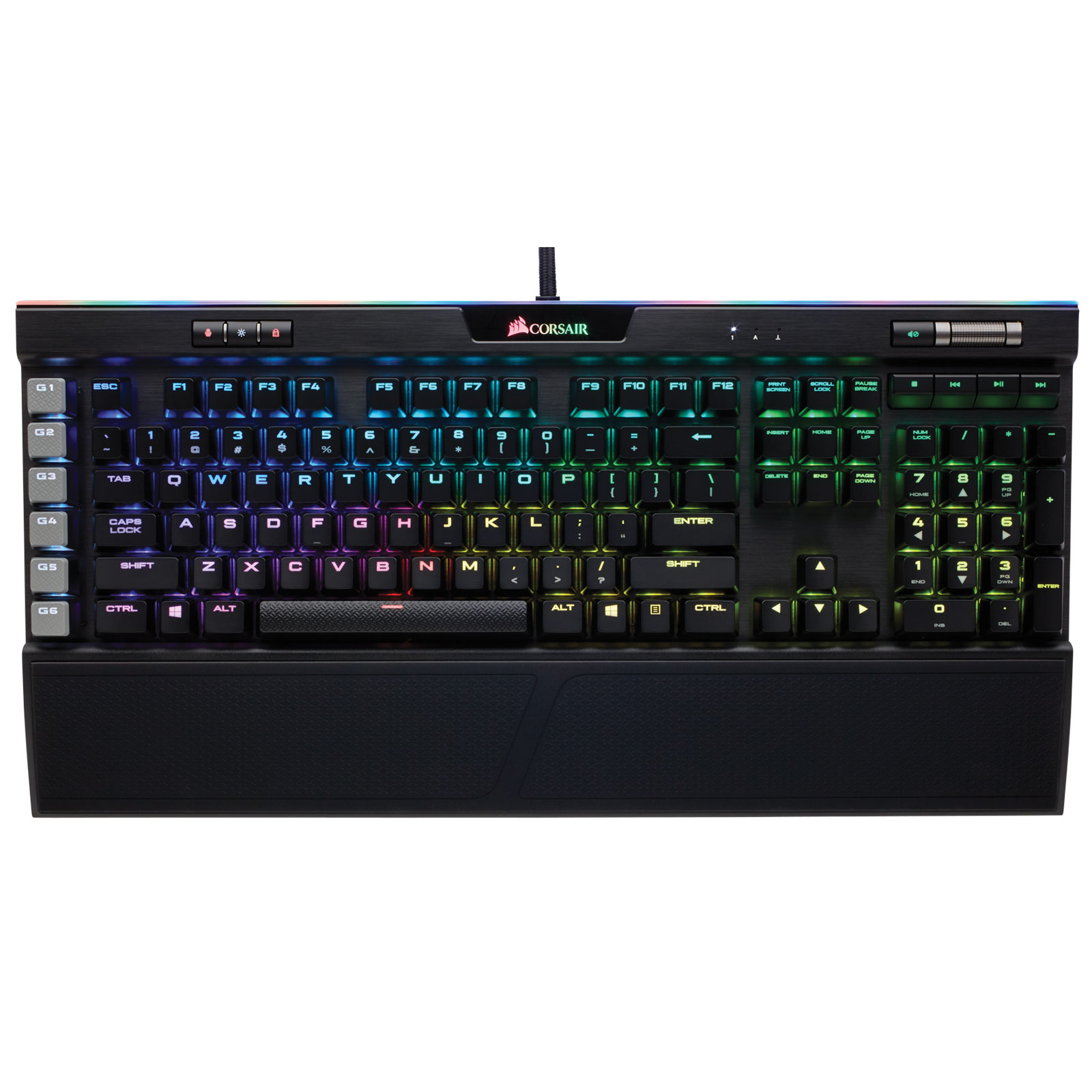 Corsair K95 RGB Platinum Mechanical MX BROWN CH-9127012-FR - Clavier PC - 0