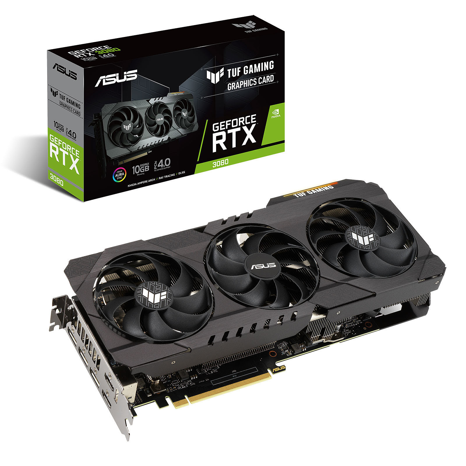 Asus TUF-RTX3080-O10G-GAMING LHR  - Carte graphique Asus - 0