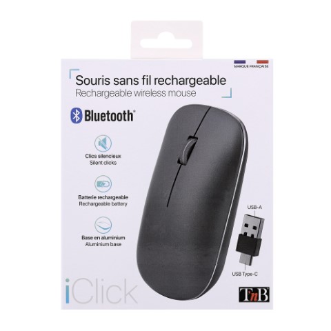 T'nB iClick Triple connect - Souris PC T'nB - grosbill.com - 2