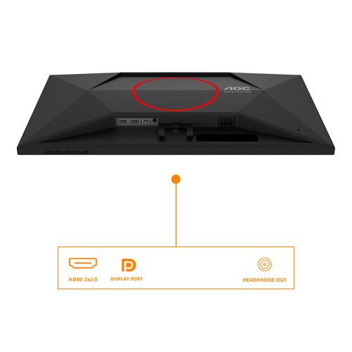 AOC 27 pouces  27G4HRE - Ecran PC AOC - grosbill.com - 1