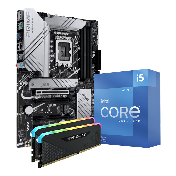 PRIME Z790-P D4 + 12600KF + 2x8G DDR4 - grosbill.com - 0