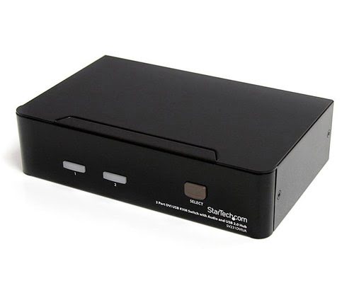 2 Port DVI USB KVM Switch with Audio - Achat / Vente sur grosbill.com - 0