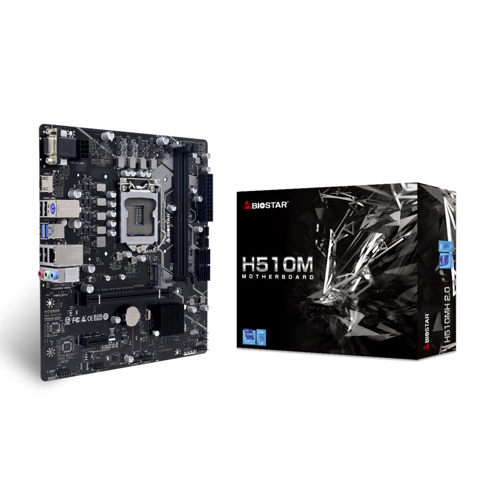 Biostar H510MH 2.0 Micro-ATX  - Carte mère Biostar - grosbill.com - 0