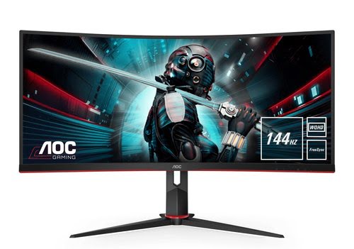 image produit AOC G2 CU34G2X/BK - 34" UWQHD 144Hz Grosbill