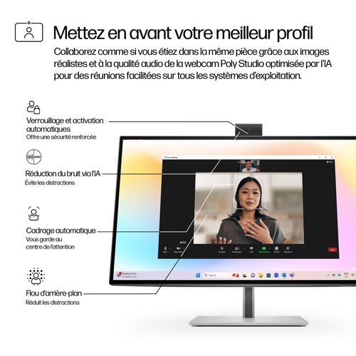 HP S7 PRO 727PM 4K CONF MNTR - Achat / Vente sur grosbill.com - 9