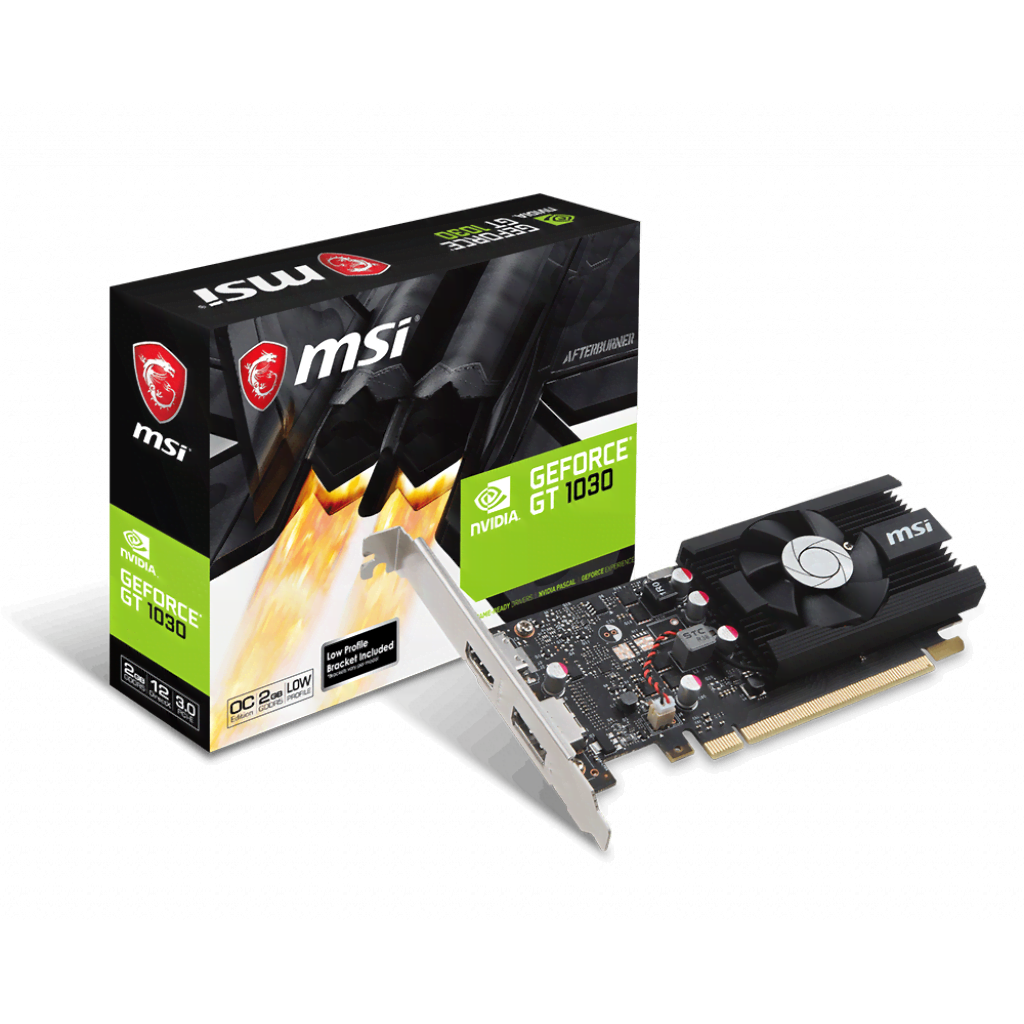 MSI GT 1030 2G LP OC  - Carte graphique MSI - grosbill.com - 0