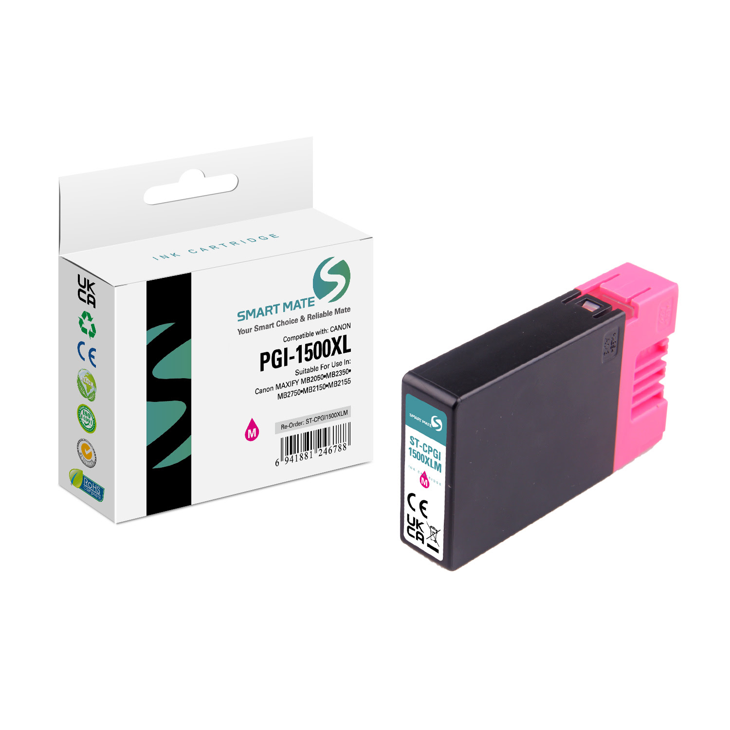Compatible Canon Cartouche PGI-1500XLM Magenta