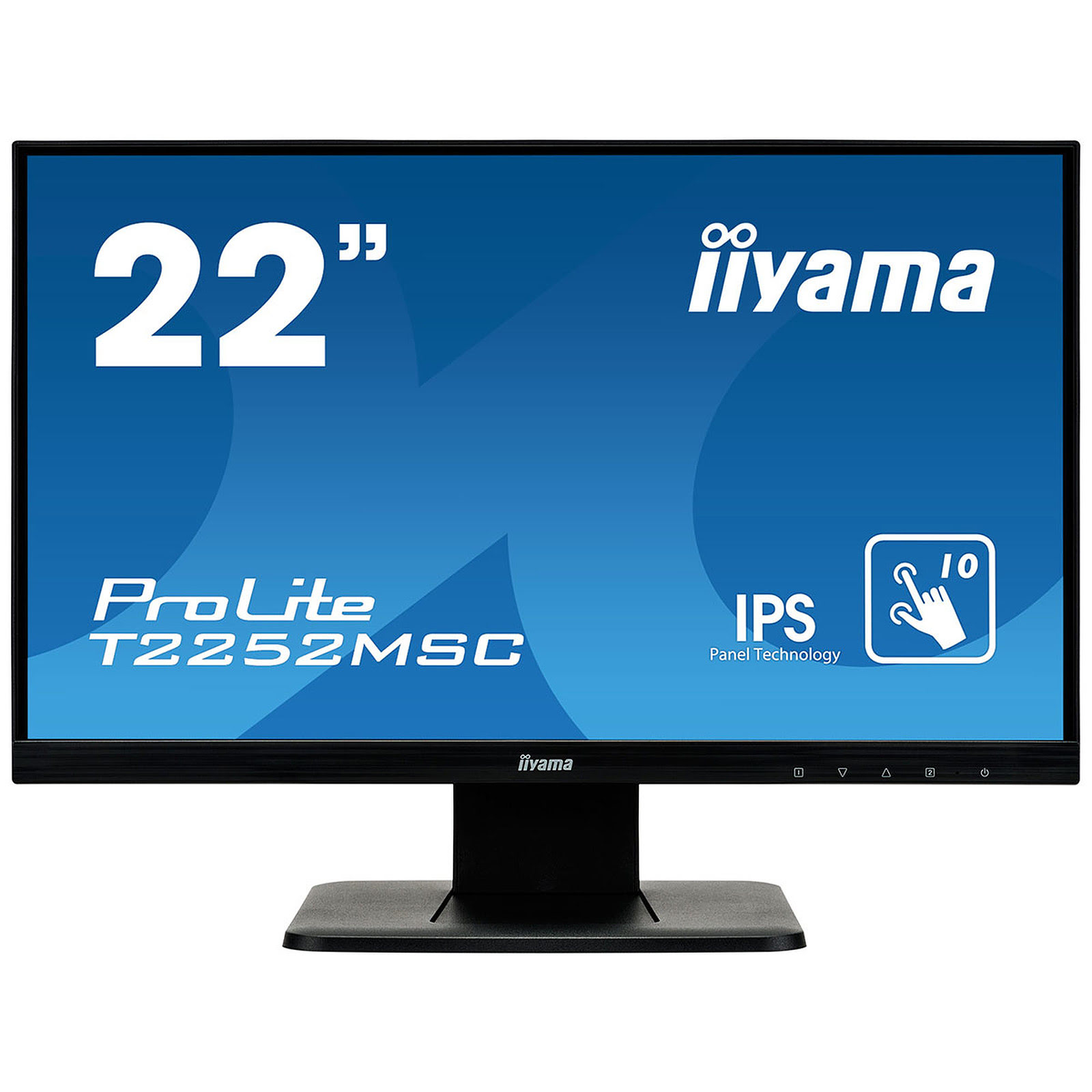 Iiyama 22"  T2252MSC-B1 - Ecran PC Iiyama - grosbill.com - 0