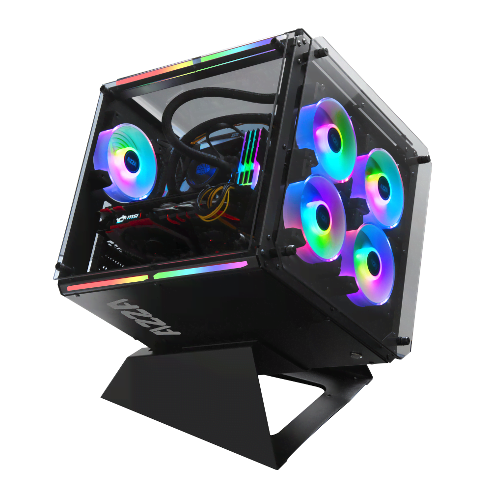Azza Cube 802F Noir - Boîtier PC Azza - grosbill.com - 2