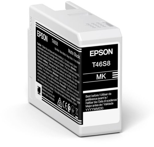 Epson Singlepack Matte Black T46S8 UltraChrome - Achat / Vente Consommable imprimante sur grosbill.com - 0
