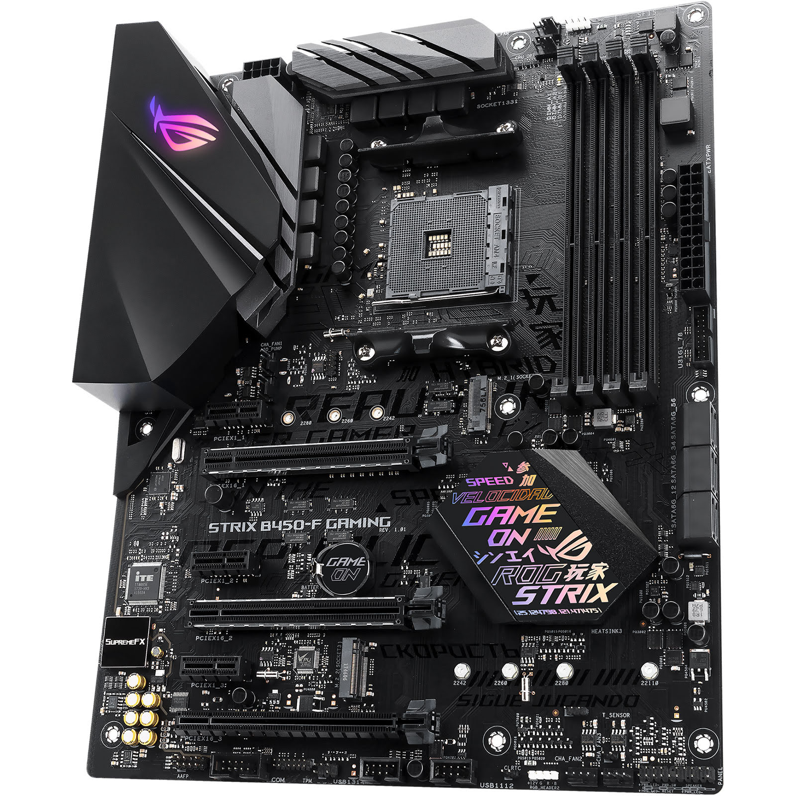 Asus ROG STRIX B450-F GAMING ATX  - Carte mère Asus - grosbill.com - 0