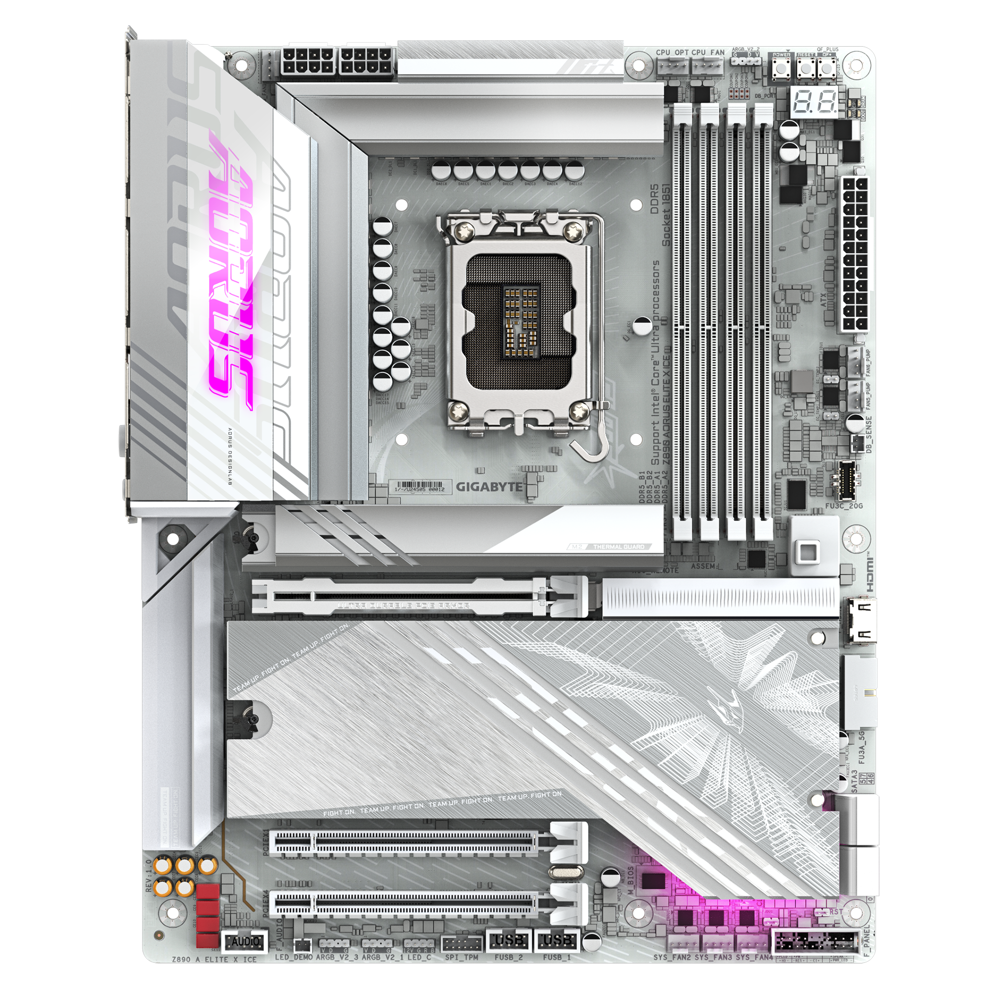 Gigabyte Z890 A ELITE X ICE ATX  - Carte mère Gigabyte - 1