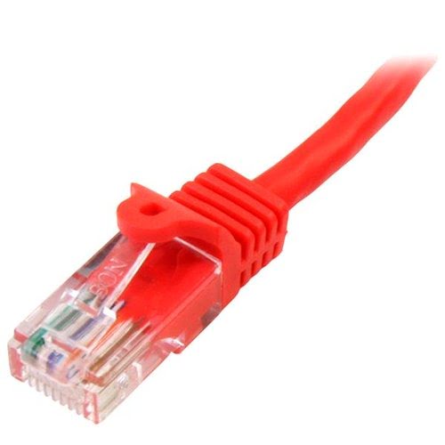 2m Red Snagless UTP Cat5e Patch Cable - Achat / Vente sur grosbill.com - 1