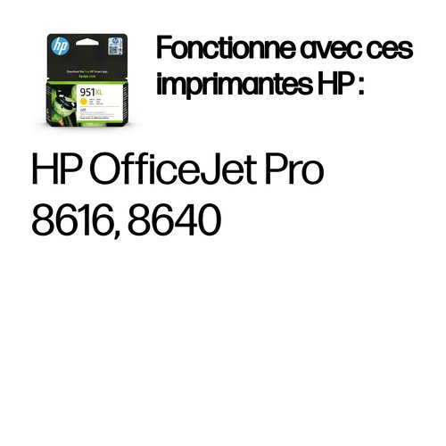 HP  Cartouche Yellow 951XL - Achat / Vente Consommable imprimante sur grosbill.com - 1