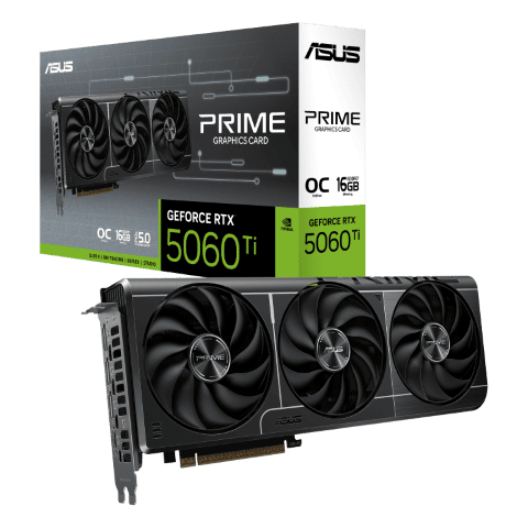 Asus PRIME GeForce RTX 5060 Ti 16GB GDDR7 OC Edition - Carte graphique - 0