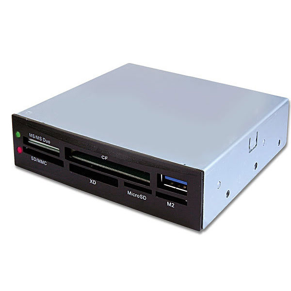 Lecteur externe de cartes mémoires multimédia USB 3.0 - Clé USB lecteur de  cartes SD / MMC / Memory Stick sur