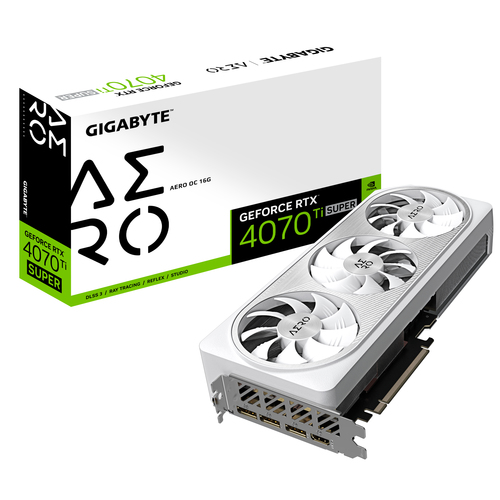 image produit Gigabyte GeForce RTX 4070 Ti SUPER AERO OC 16G Grosbill