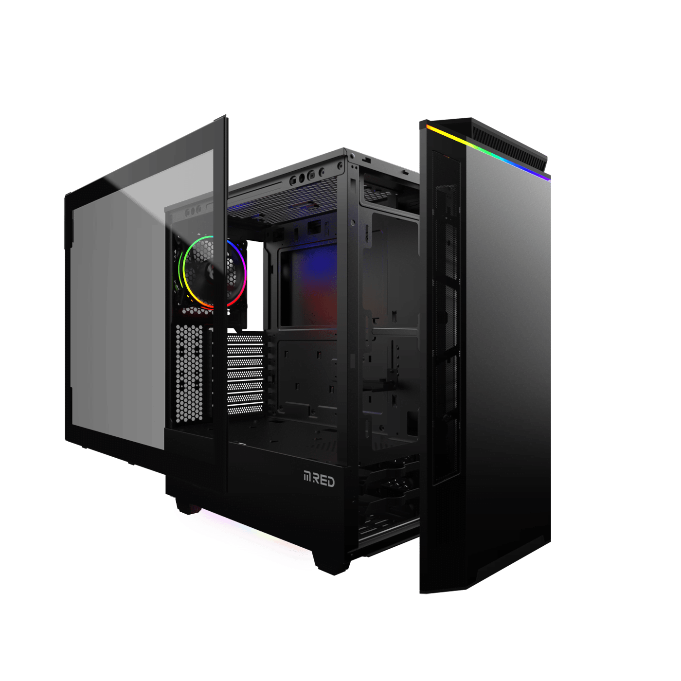 M.RED Death Storm RGB Noir - Boîtier PC M.RED - grosbill.com - 1