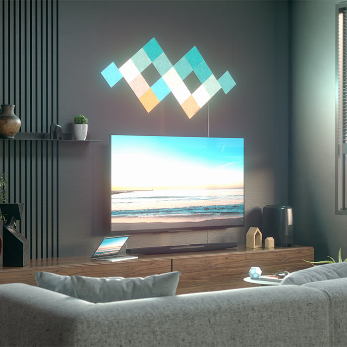 Nanoleaf Canvas Starter Kit - 17 pièces (NL29-0010SW-17PK) - Achat / Vente Objet connecté / Domotique sur grosbill.com - 5
