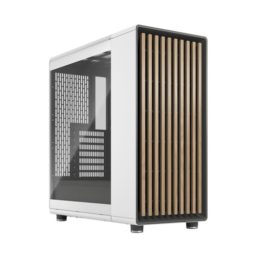 Fractal Design North Chalk TG White - MT/Sans Alim/ATX