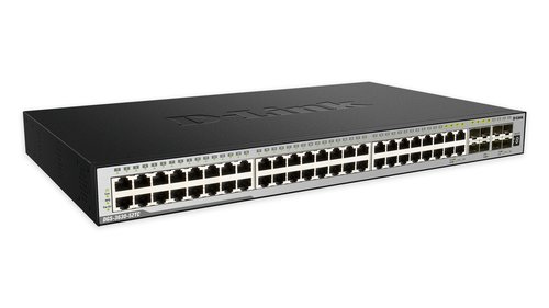 D-Link DGS-3630-52TC - 44 (ports)/10/100/1000/Sans POE/Empilable/Manageable/4