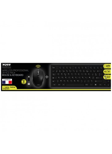 Port Connect Professional Office Pack - Pack Clavier/Souris - 1