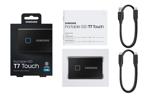 Samsung T7 Touch 1To Black (MU-PC1T0K/WW) - Achat / Vente Disque SSD externe sur grosbill.com - 17