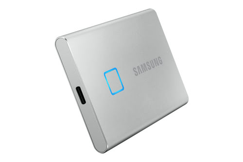 Samsung Portable T7 Touch 500Go USB3.2 Gen.2 Silver (MU-PC500S/WW) - Achat / Vente Disque SSD externe sur grosbill.com - 5