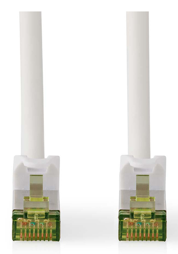Câble RJ45 CAT7 S/FTP mâle/mâle - 15m - Blanc - 1
