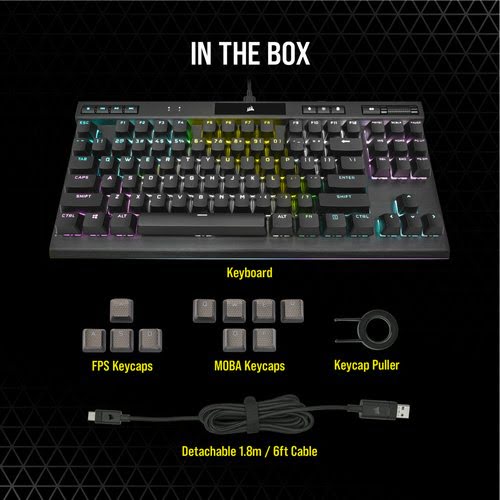 Corsair K70 TKL Champion Series - Clavier PC Corsair - grosbill.com - 7