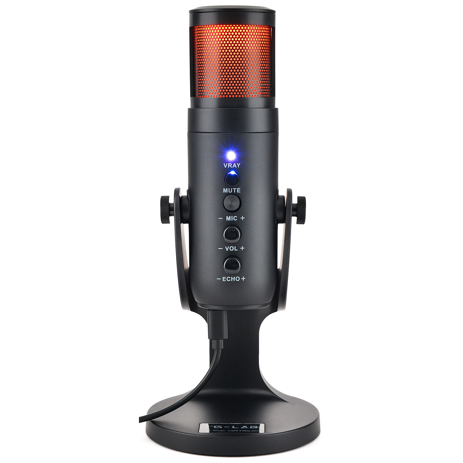The G-LAB Microphone RGB - K-MIC-NATRIUM (K-MIC-NATRIUM) - Achat / Vente Accessoire Streaming / Vlogging  sur grosbill.com - 1