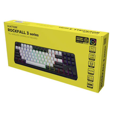 Hator Rockfall 3 TKL - Clavier PC Hator - grosbill.com - 3