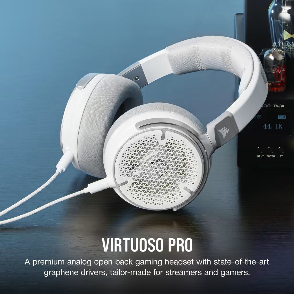 Corsair Virtuoso PRO Blanc  Blanc - Micro-casque - grosbill.com - 3