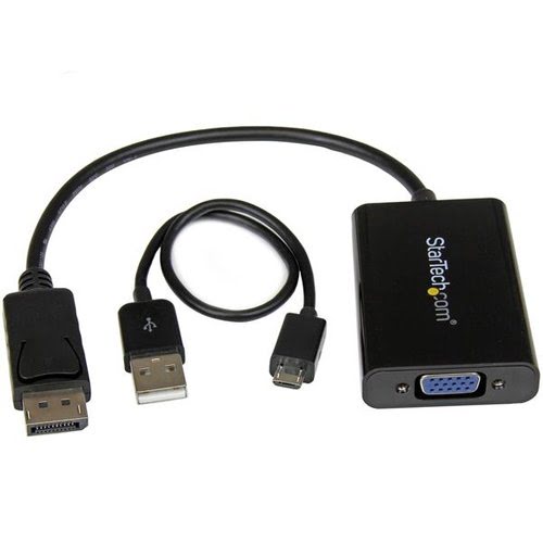 DisplayPort to VGA Adapter with Audio - Achat / Vente sur grosbill.com - 3