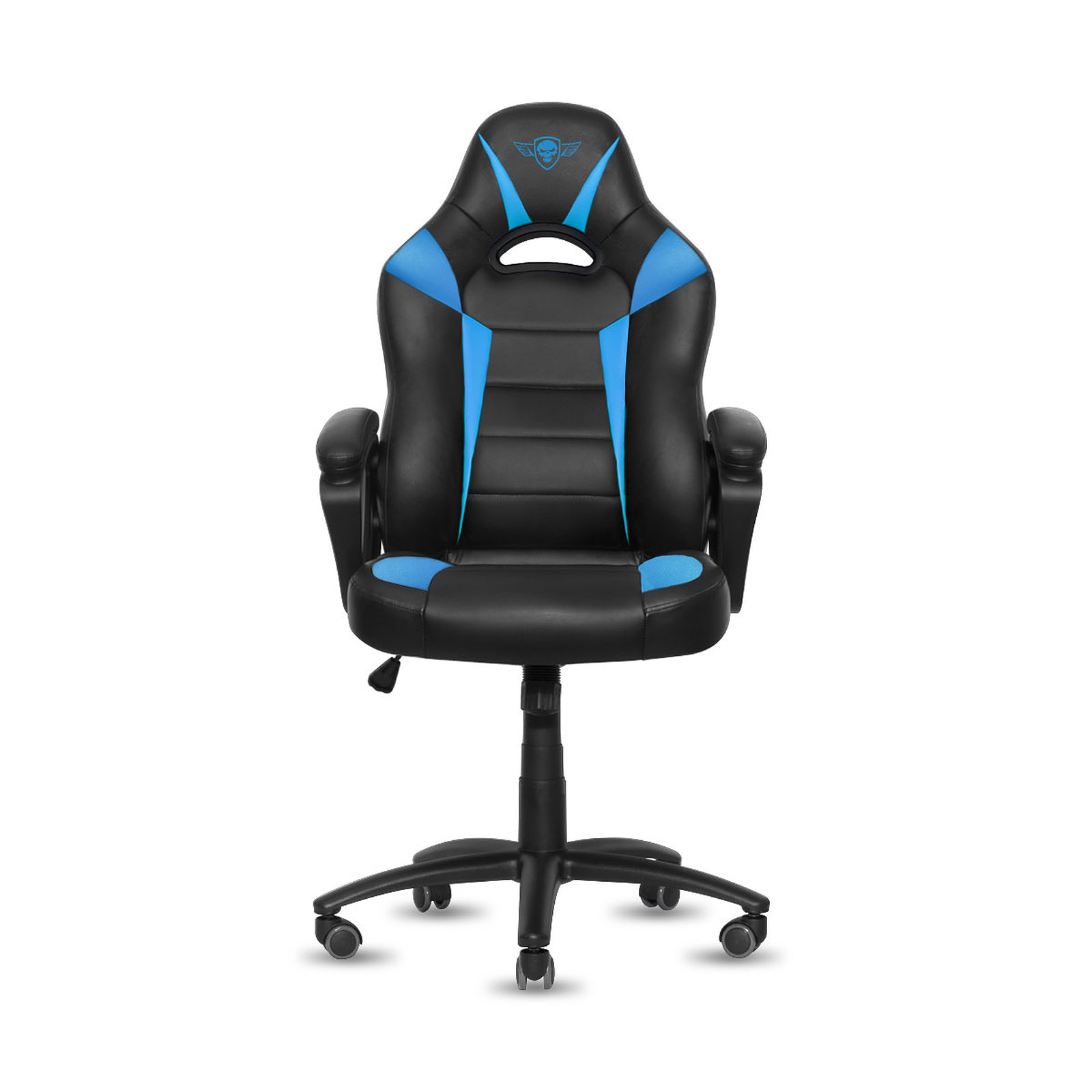 Spirit Of Gamer Fighter Blue Noir/Bleu - Siège PC Gamer - 0