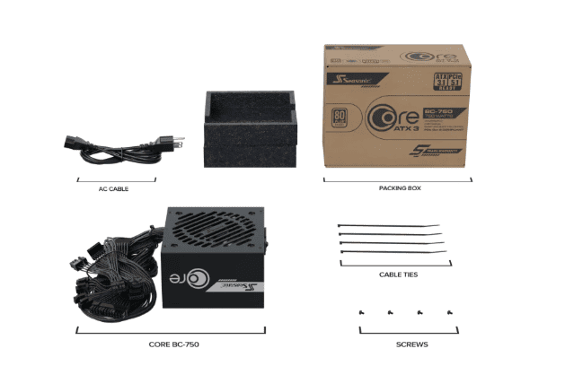 Seasonic 80+ Bronze (750W) - Alimentation Seasonic - grosbill.com - 1