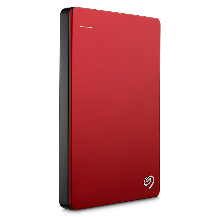 Seagate 2To 2"1/2 USB3 Backup Plus Slim Rouge- STDR2000203 - Disque dur externe - 3