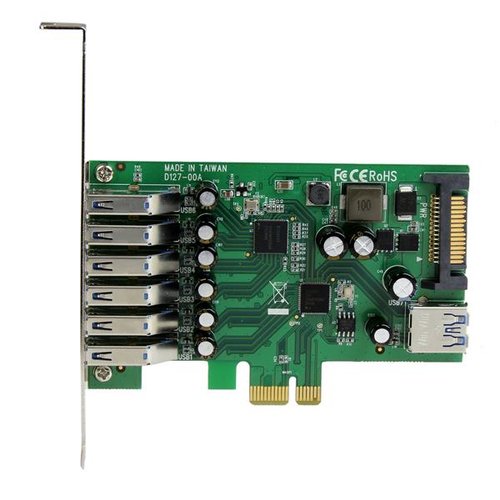 7 Pt PCI Express USB 3.0 Card - Std & LP - Achat / Vente sur grosbill.com - 3