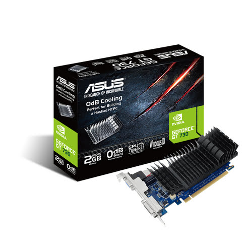 image produit Asus GT730-SL-2GD5-BRK - GT730/2Go/VGA/DVI/HDMI Grosbill