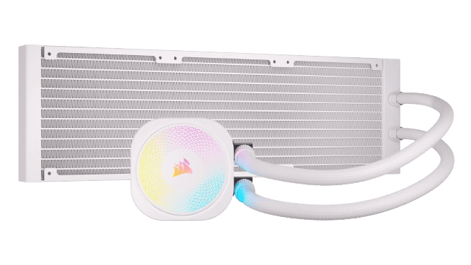 Corsair iCUE LINK TITAN - 360 RX RGB AIO/360mm - Blanc - Watercooling - 8
