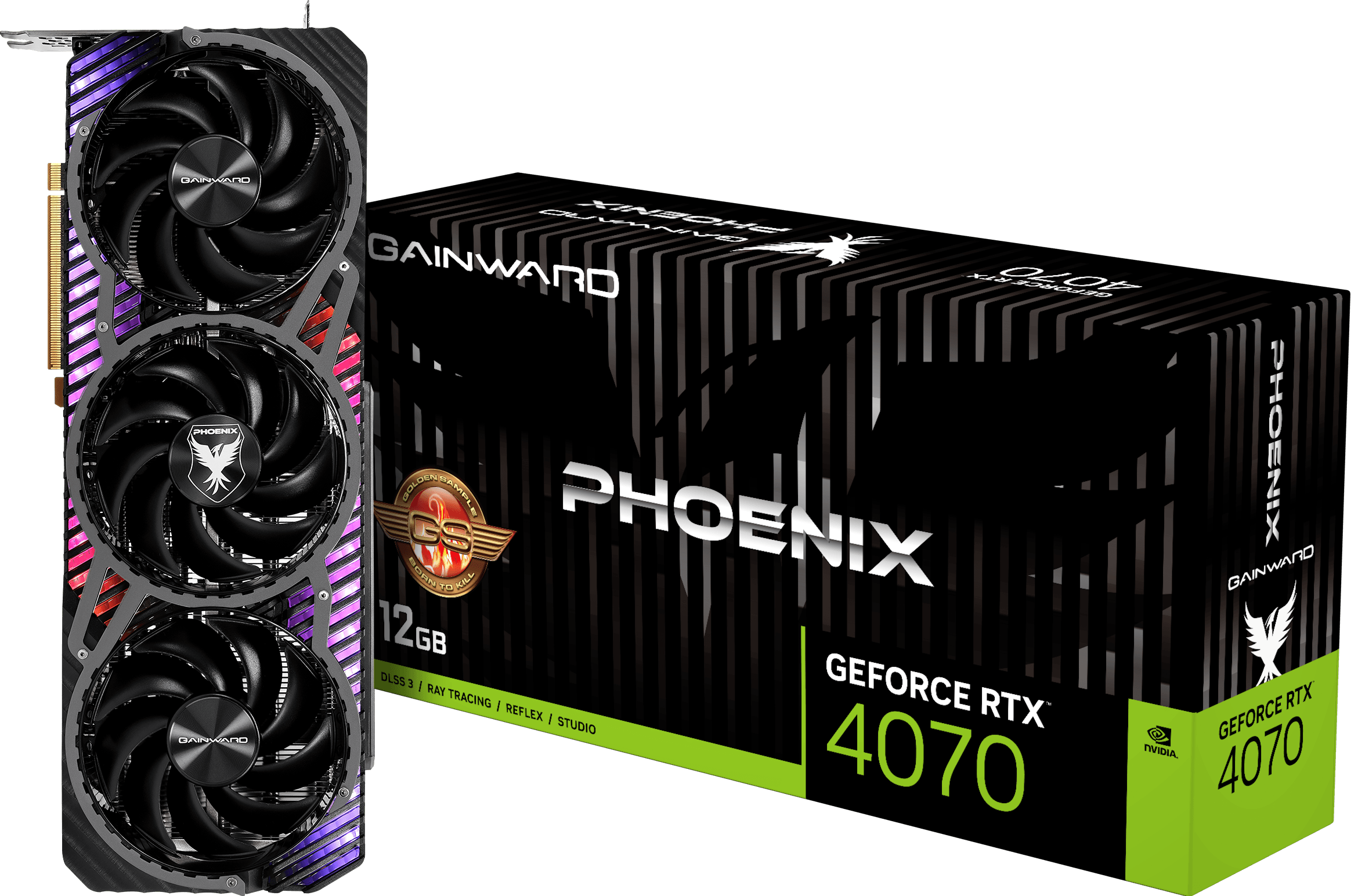 Gainward RTX 4070 Phoenix GS 12GB GDDR6X - Carte graphique - 0