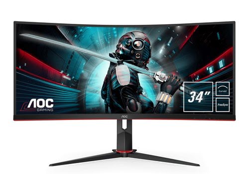 AOC 34 pouces  CU34G2/BK - Ecran PC AOC - grosbill.com - 0