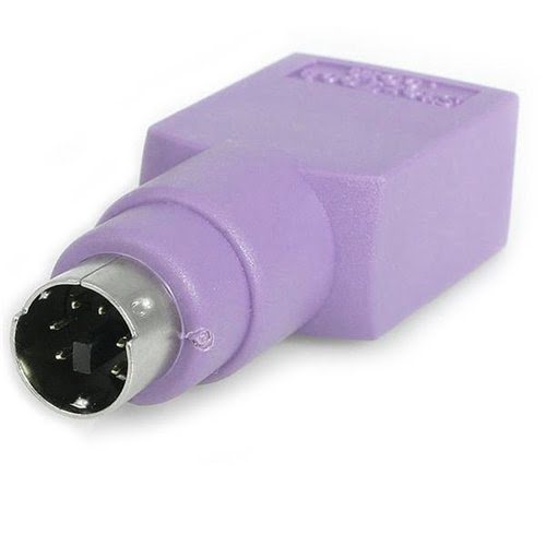 Adaptateur Clavier USB vers PS/2 - USB A Femelle - PS/2 Mâle Violet - Achat / Vente sur grosbill.com - 1