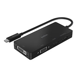 Belkin Adaptateur vidéo USB-C - HDMI/VGA/DVI/DISPLAYPORT