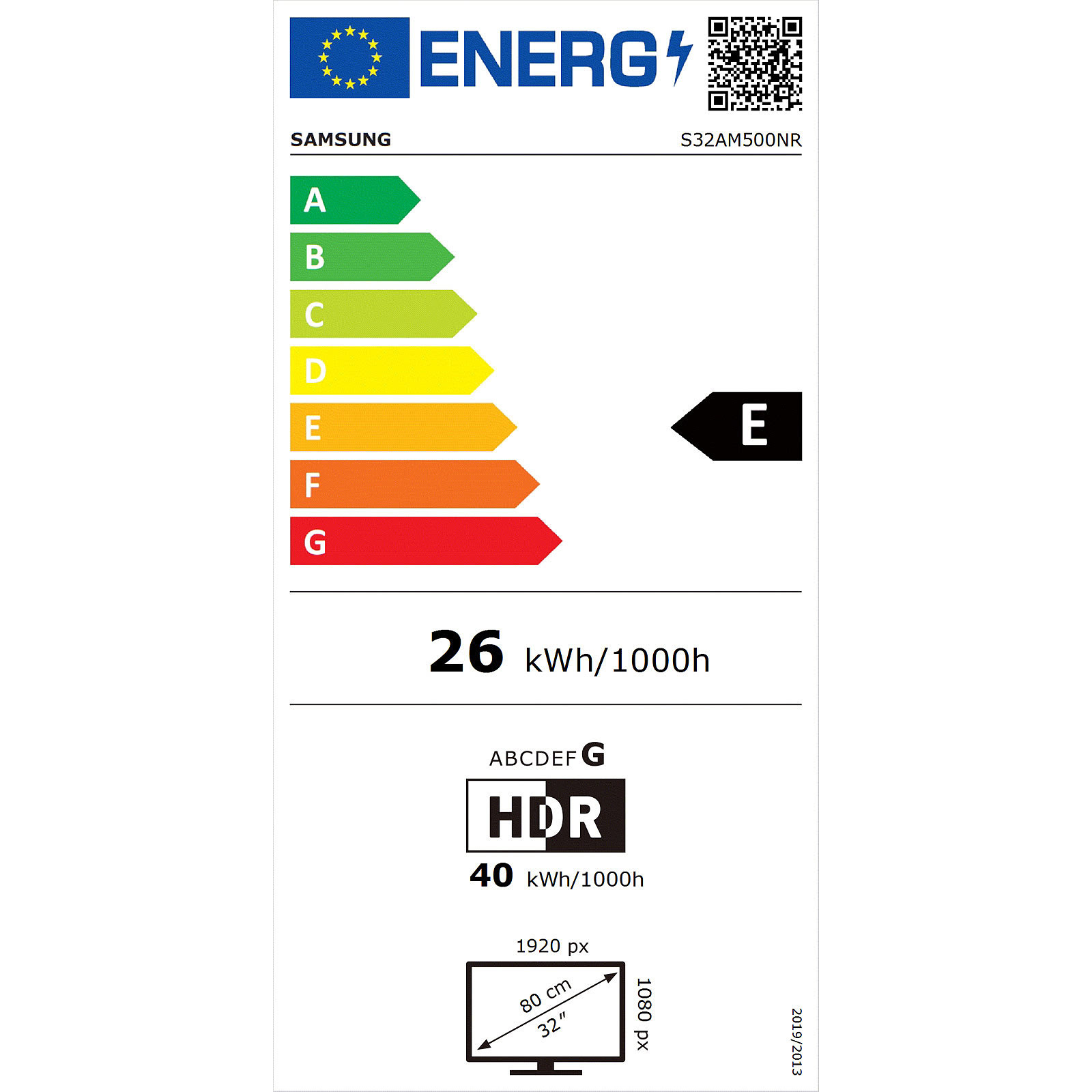Samsung 32 pouces  LS32AM500NRXEN-- - Ecran PC Samsung - 4